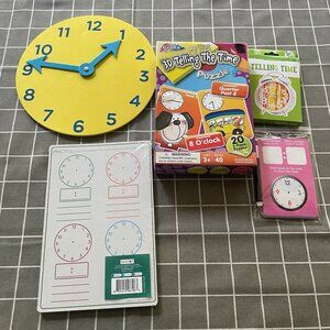 Kids Learning Toys Telling Time Bundle